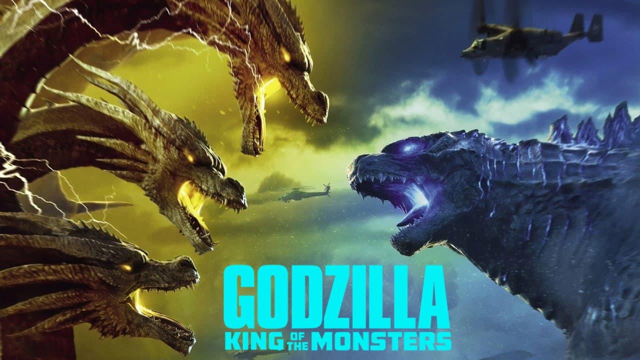 Godzilla: King of the Monsters — backdrops with title 2