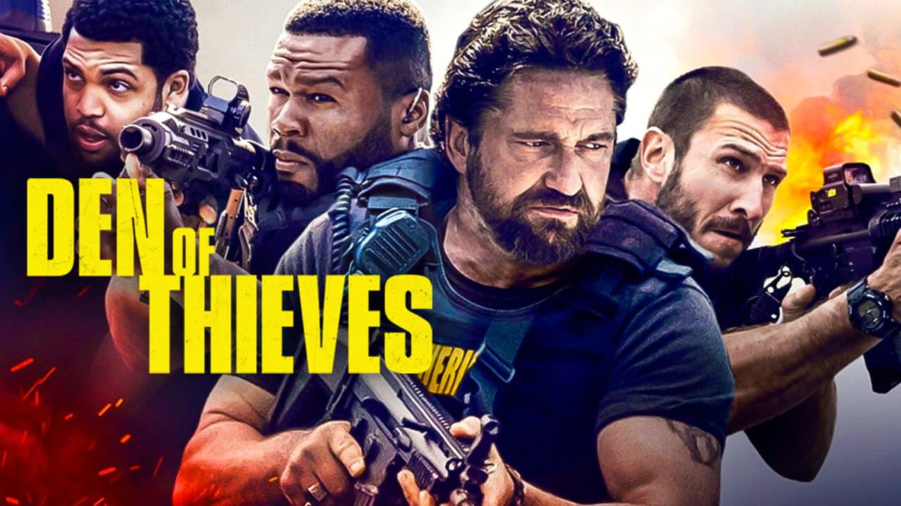 Den of Thieves — backdrops with title 4