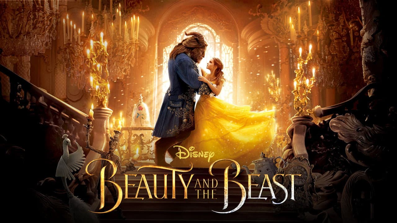 Beauty and the Beast — backdrops with title 3