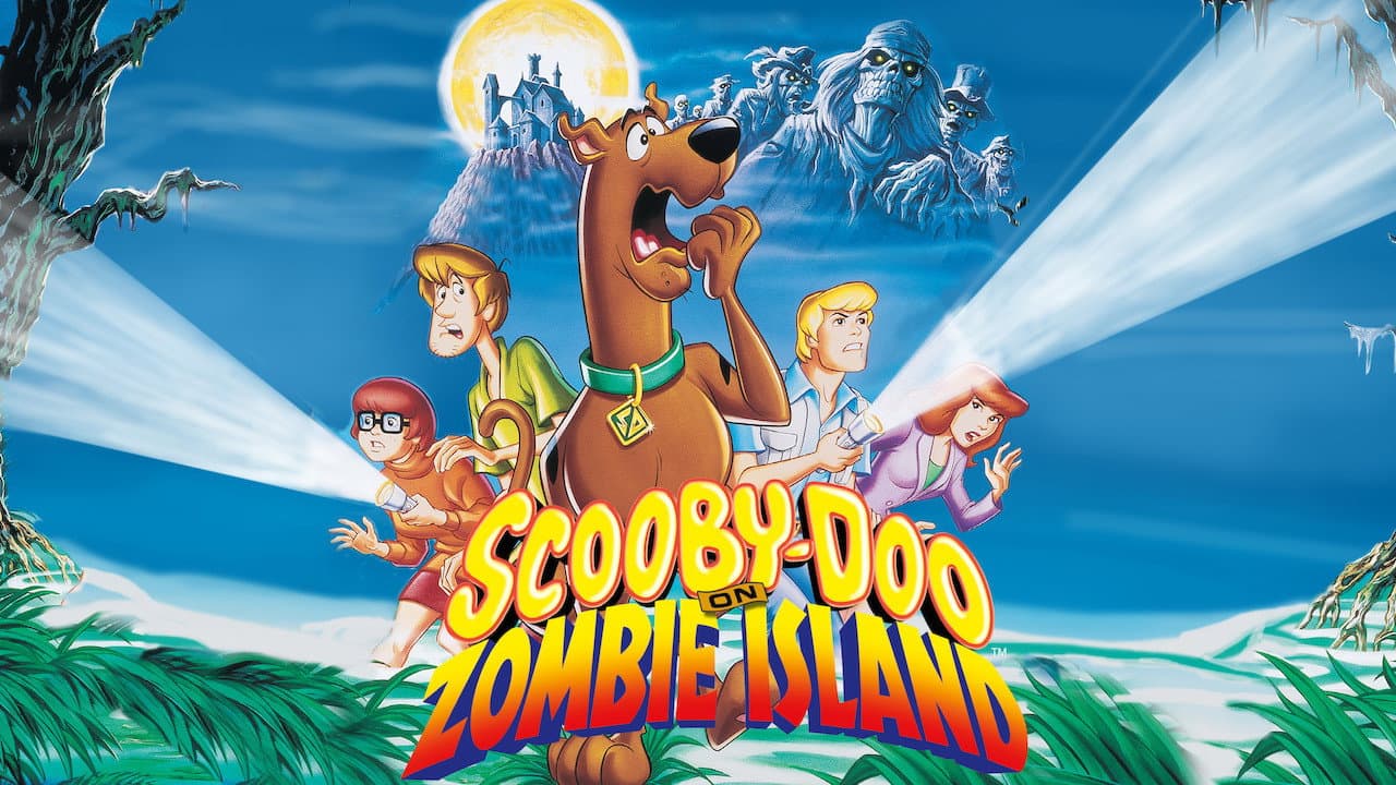 Scooby-Doo on Zombie Island — backdrops with title 1