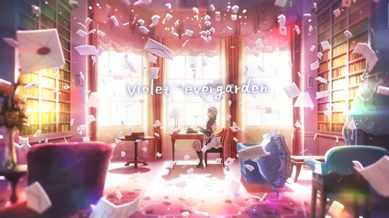 Violet Evergarden — backdrops with title 1