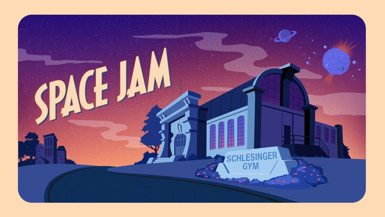 Space Jam — backdrops with title 6