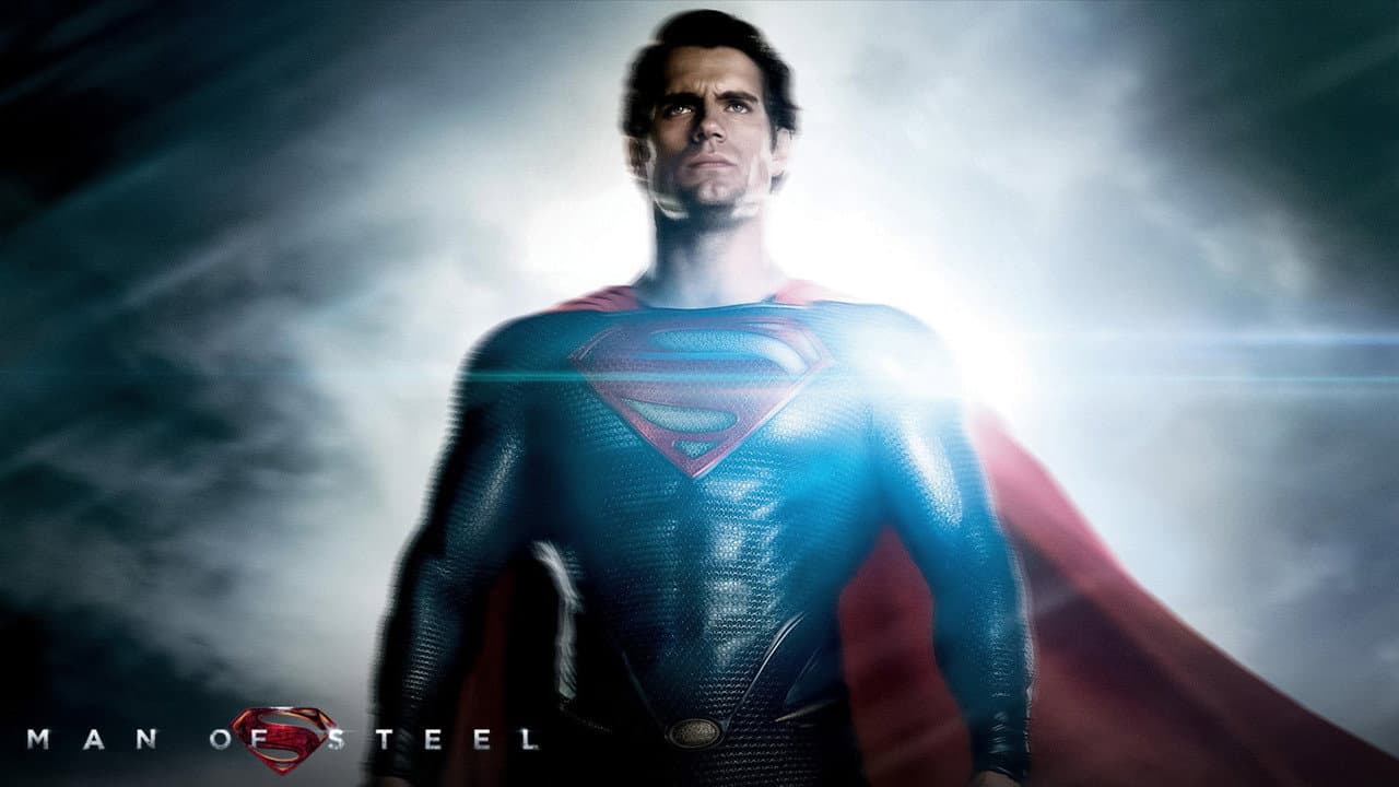 Man of Steel — backdrops with title 2