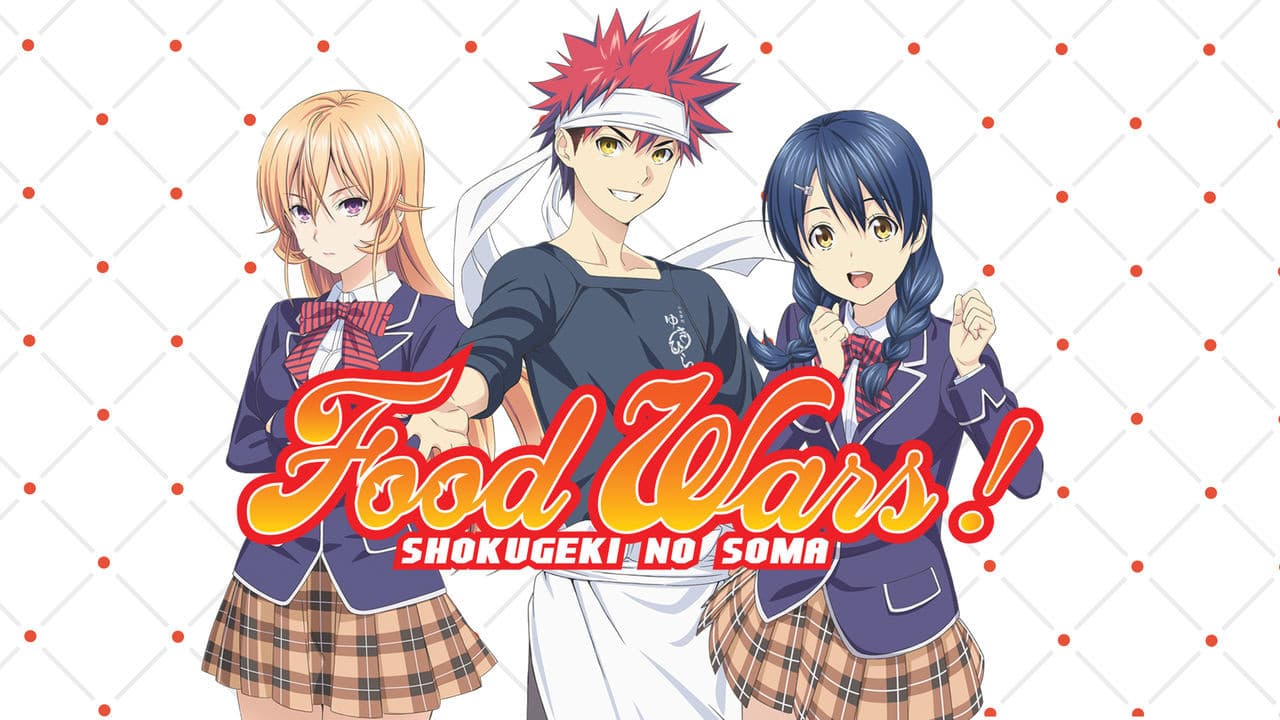 Food Wars! Shokugeki no Soma — backdrops with title 7