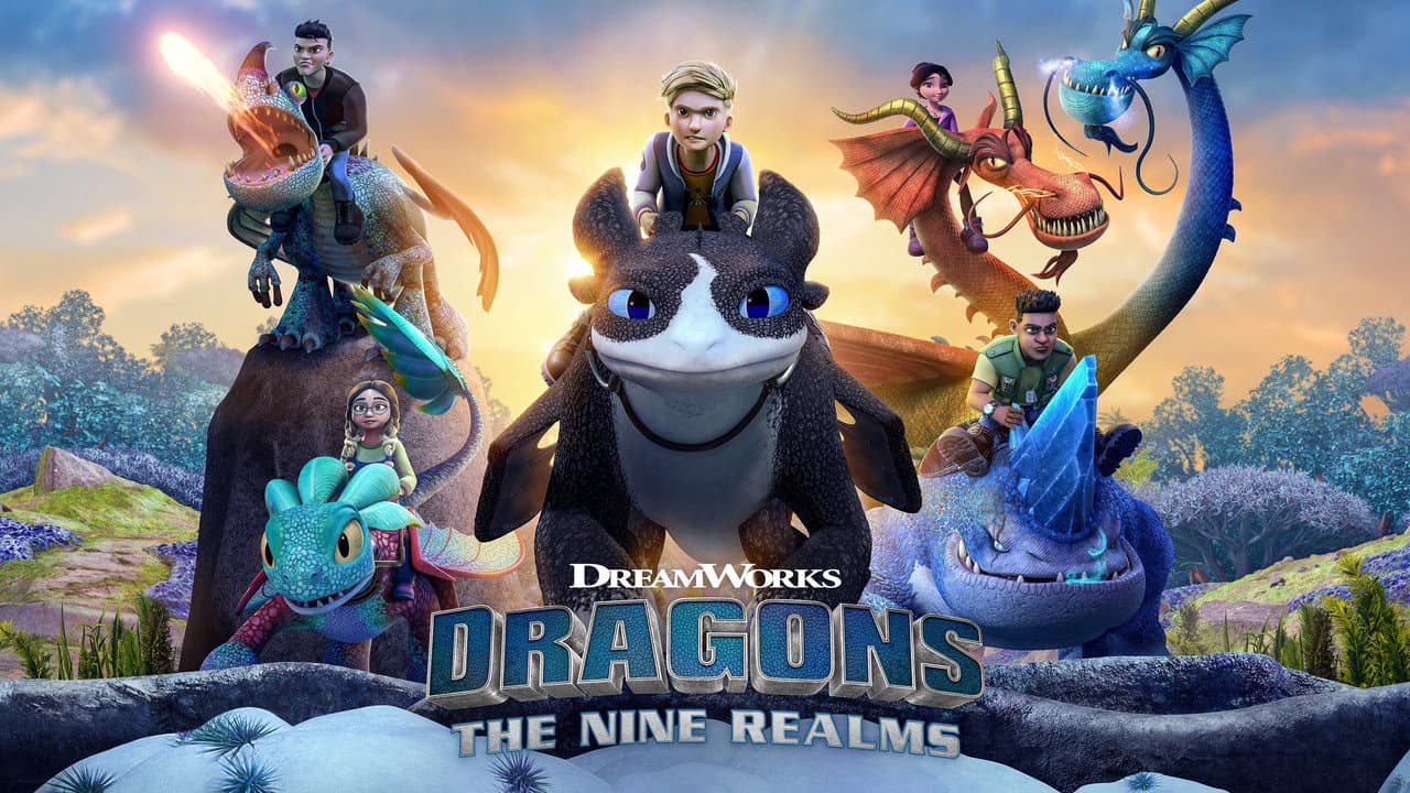 Dragons: The Nine Realms — backdrops with title 8