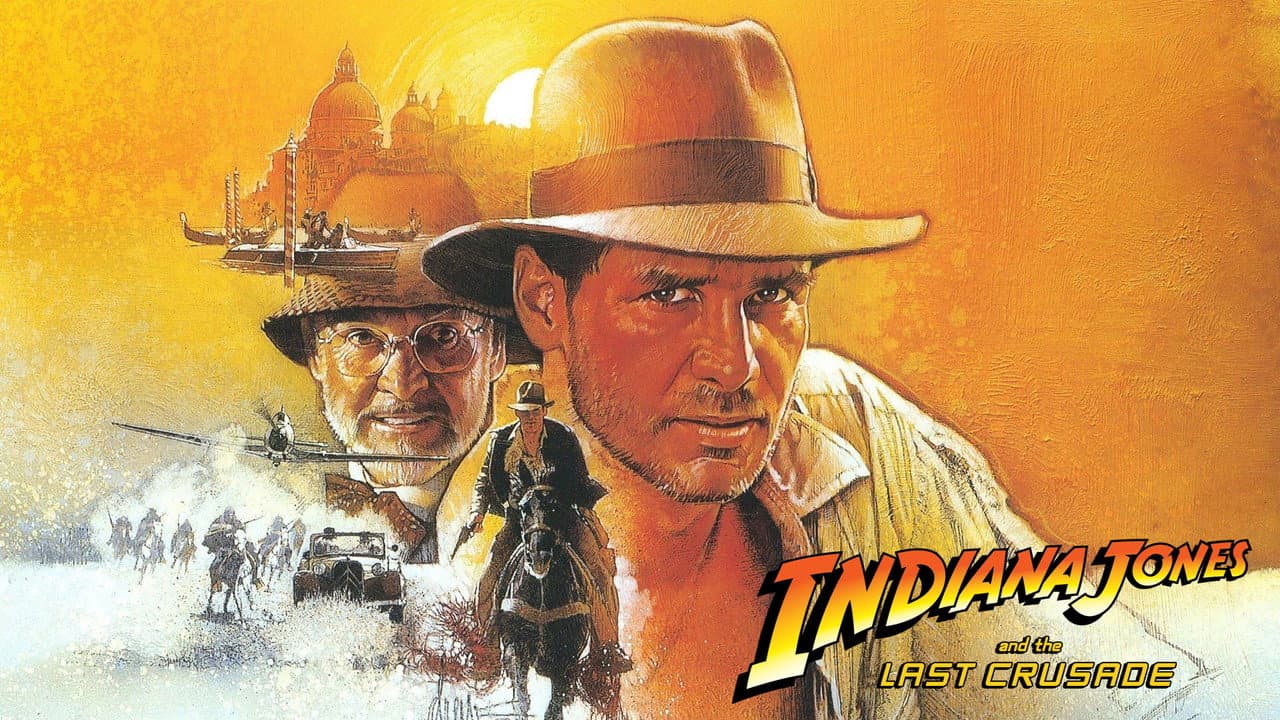 Indiana Jones and the Last Crusade — backdrops with title 6