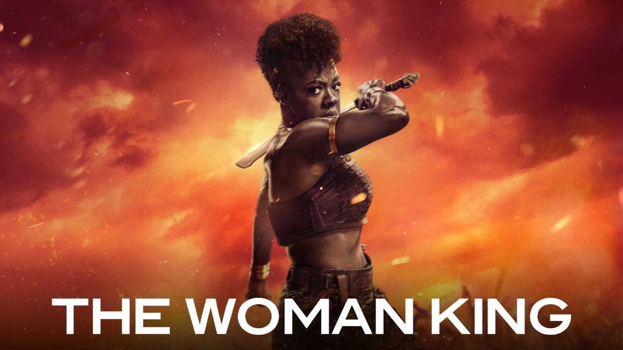 The Woman King — backdrops with title 8