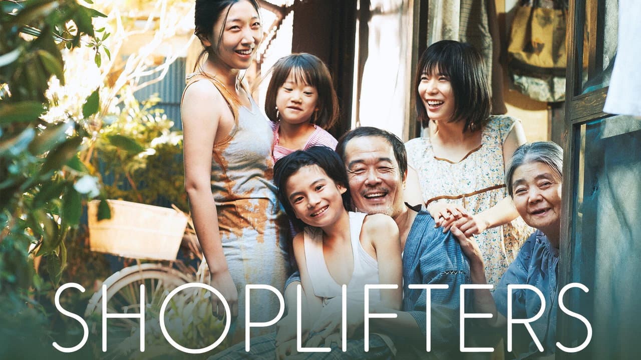 Shoplifters — backdrops with title 3