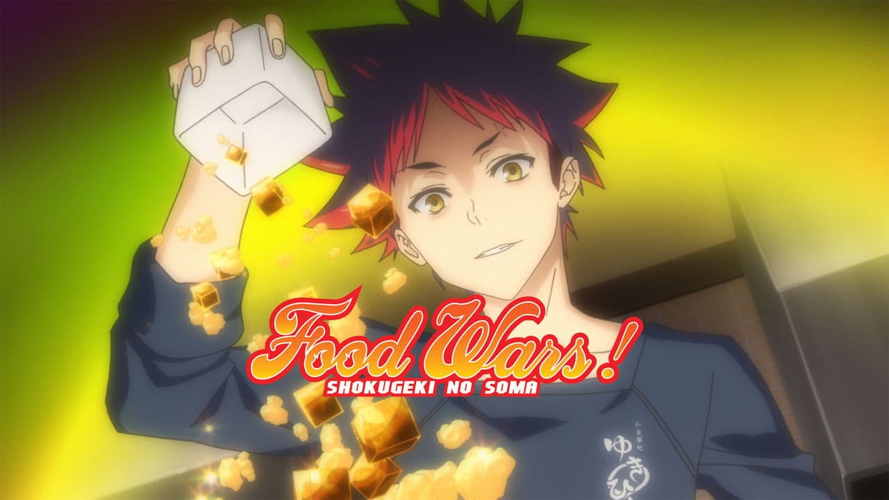 Food Wars! Shokugeki no Soma — backdrops with title 4