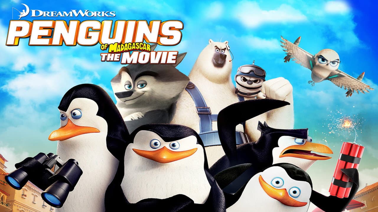Penguins of Madagascar — backdrops with title 4