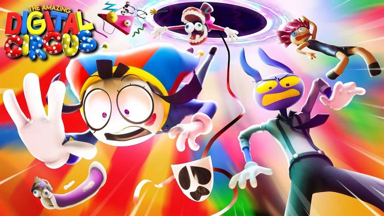 The Amazing Digital Circus — backdrops with title 2