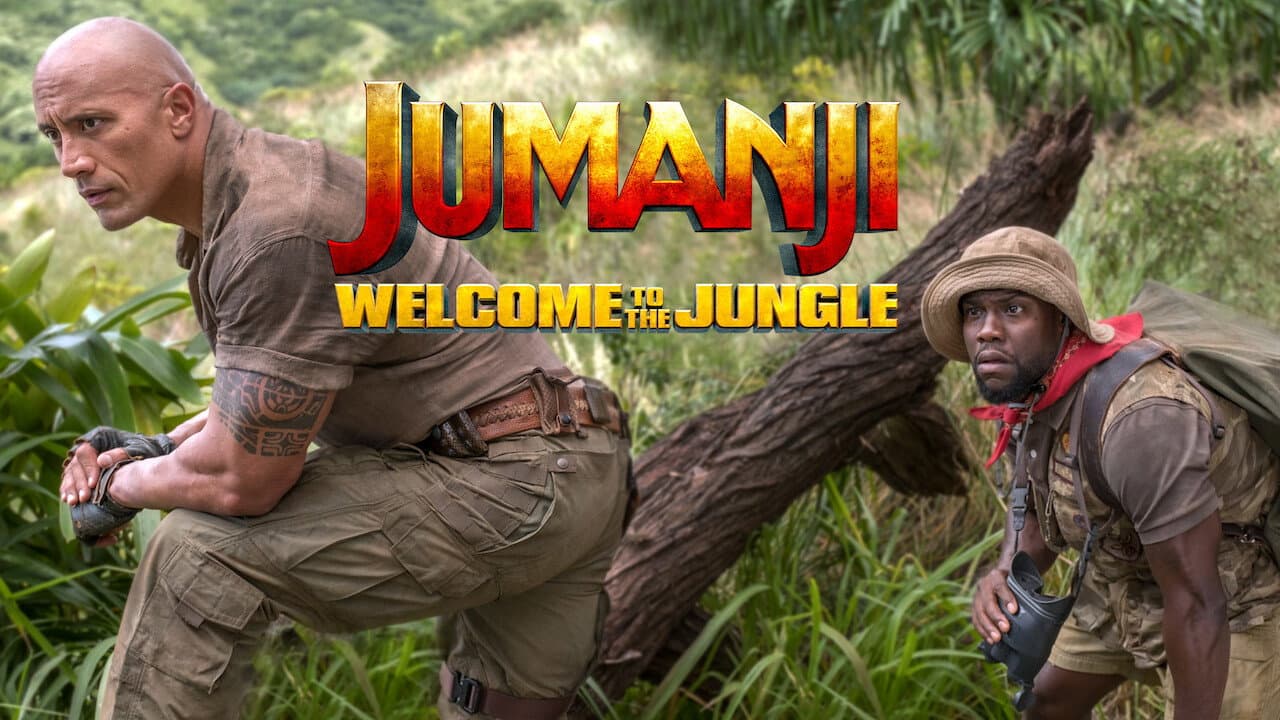 Jumanji: Welcome to the Jungle — backdrops with title 6