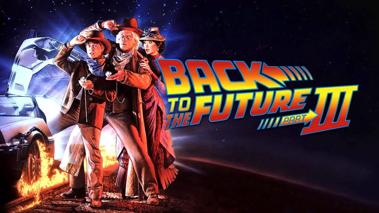 Back to the Future Part III — backdrops with title 7