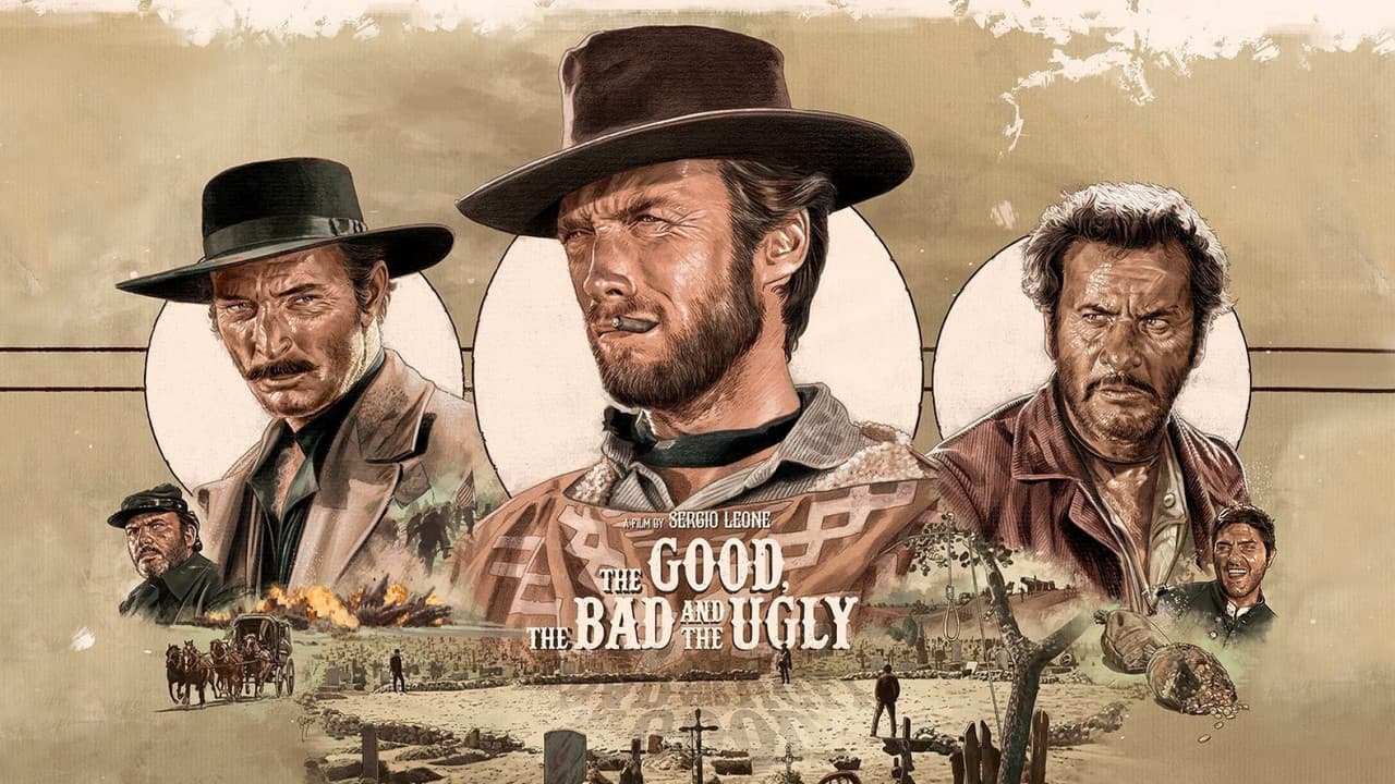 The Good, the Bad and the Ugly — backdrops with title 1