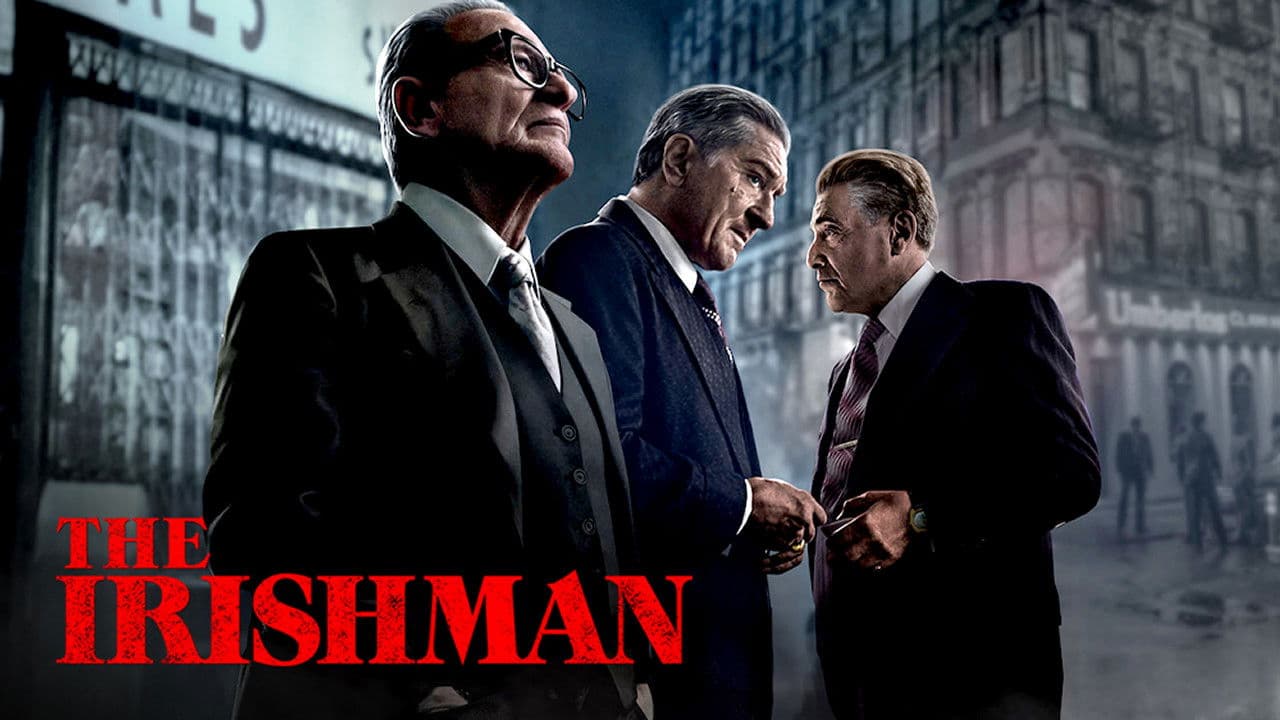 The Irishman — backdrops with title 2