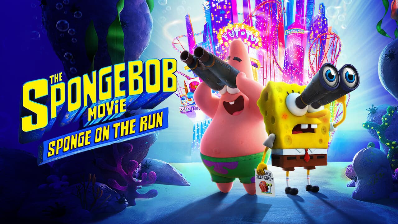 The SpongeBob Movie: Sponge on the Run — backdrops with title 1