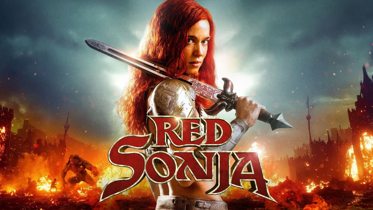 Red Sonja — backdrops with title 3