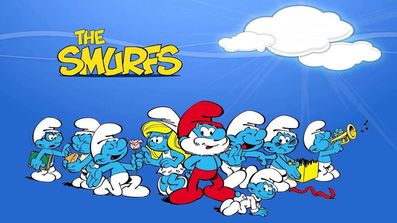 The Smurfs — backdrops with title 2