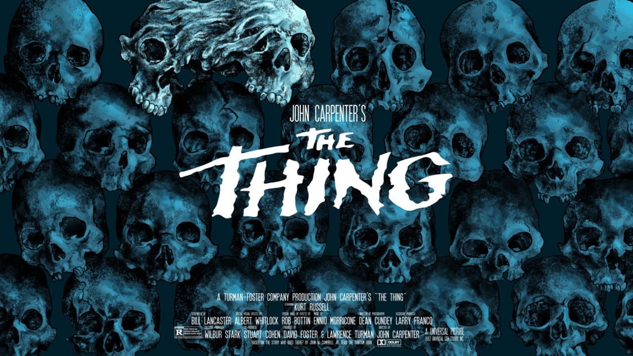 The Thing — backdrops with title 3