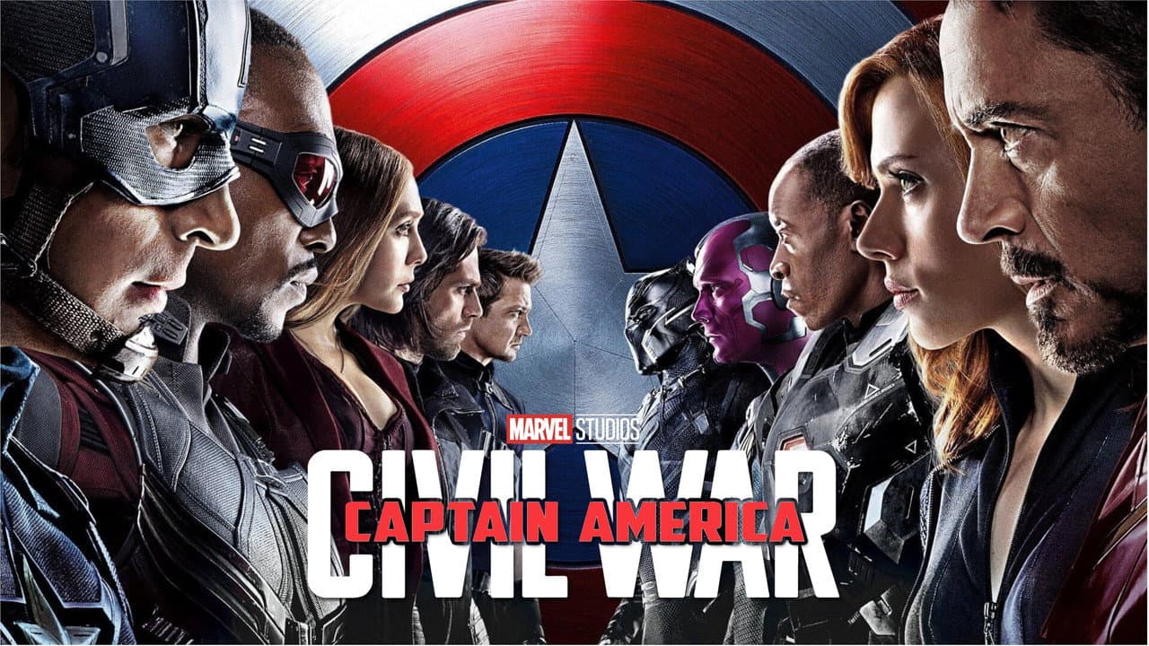 Captain America: Civil War — backdrops with title 2
