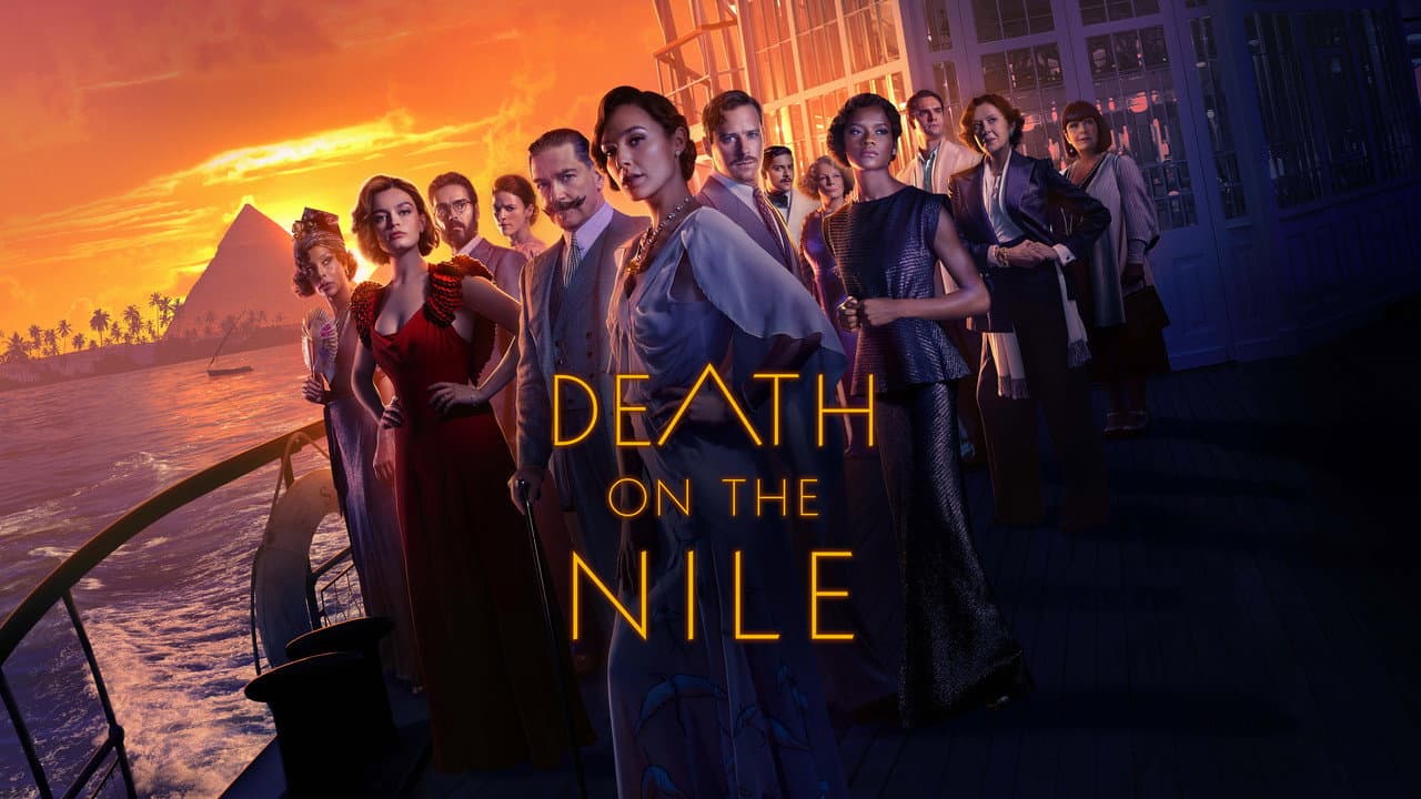 Death on the Nile — backdrops with title 1
