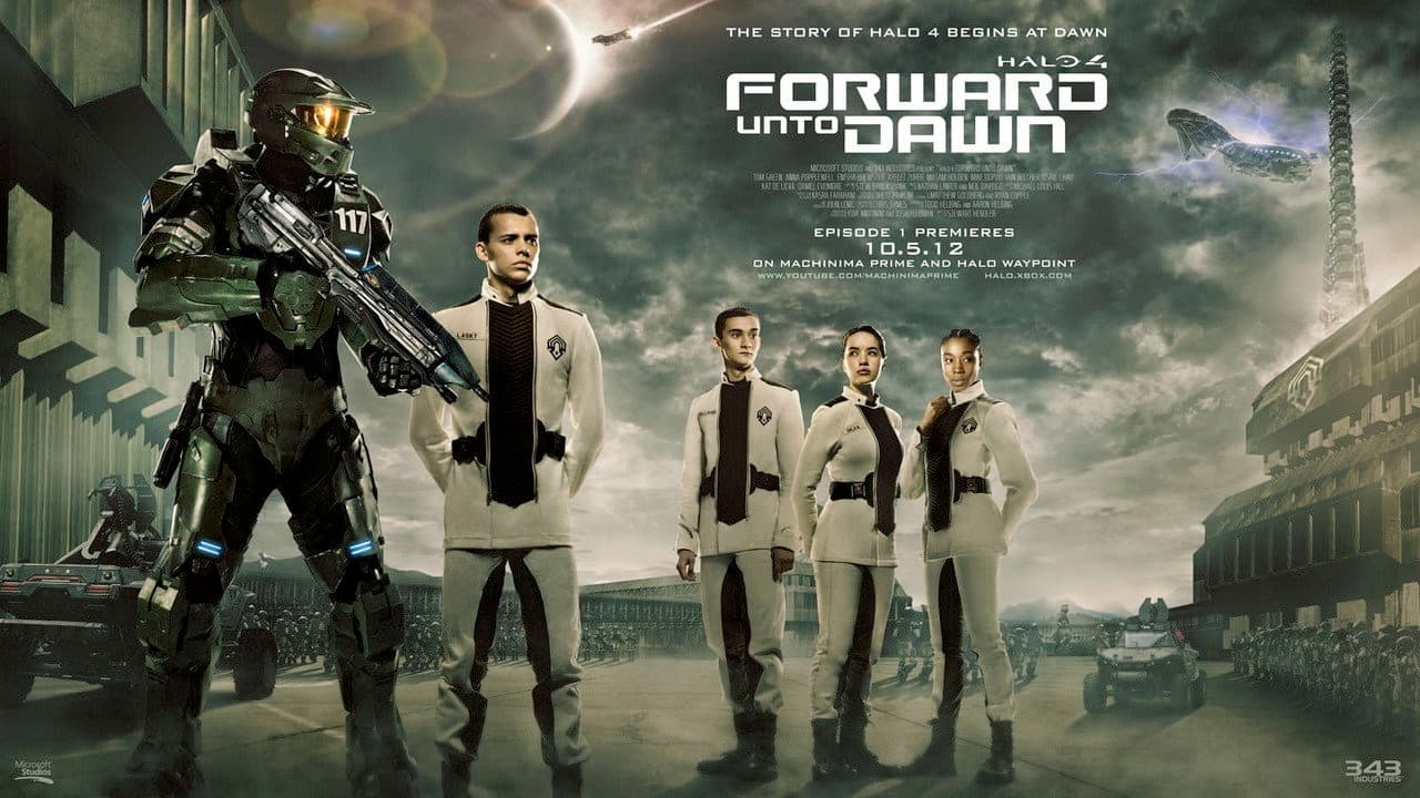Halo 4: Forward Unto Dawn — backdrops with title 1