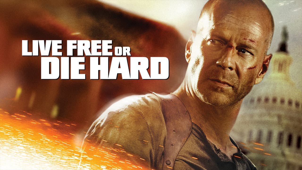 Live Free or Die Hard — backdrops with title 6