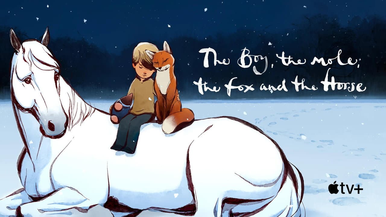 The Boy, the Mole, the Fox and the Horse — backdrops with title 4