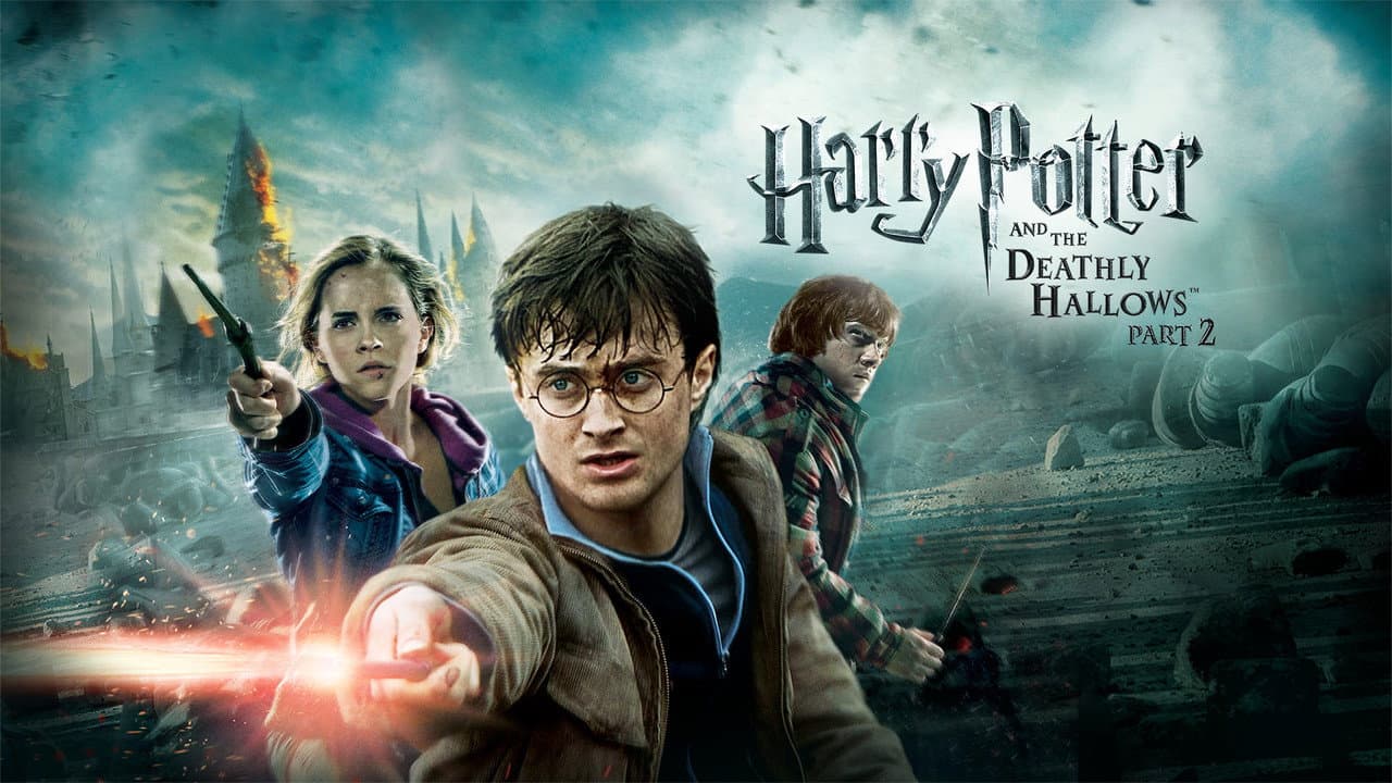 Harry Potter and the Deathly Hallows: Part 2 — backdrops with title 4