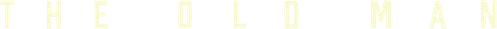 The Old Man — logos 4