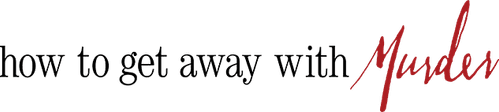 How to Get Away with Murder — logos 2