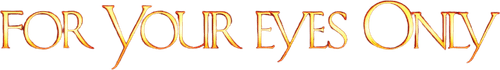 For Your Eyes Only — logos 3