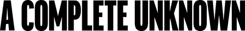 A Complete Unknown — logos 4
