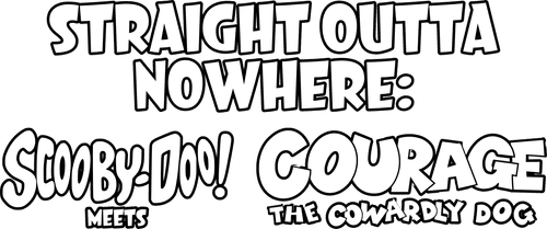 Straight Outta Nowhere: Scooby-Doo! Meets Courage the Cowardly Dog — logos 5
