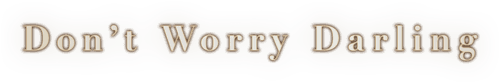 Don't Worry Darling — logos 3