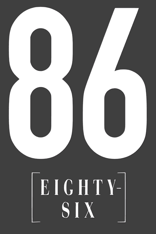 86 EIGHTY-SIX — logos 2