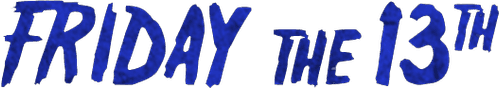 Friday the 13th — logos 5