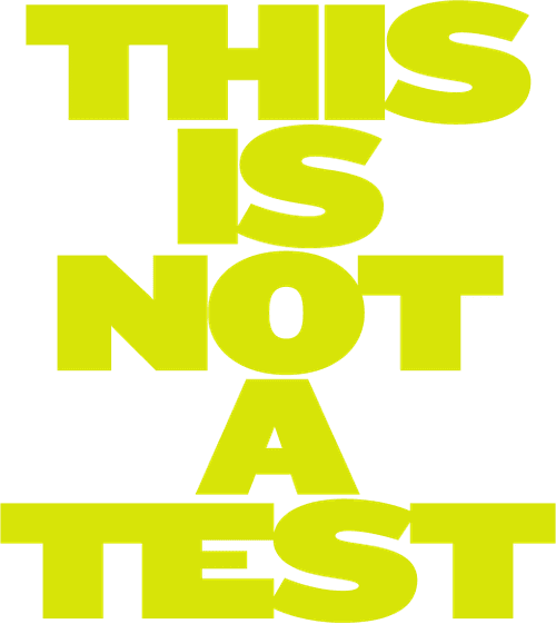 This Is Not a Test — logos 3