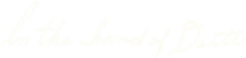 In the Hand of Dante — logos 5