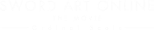 Sword Art Online the Movie: Ordinal Scale — logos 3