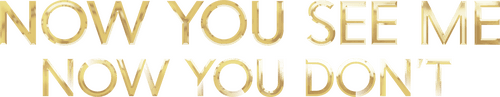 Now You See Me: Now You Don't — logos 5