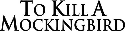 To Kill a Mockingbird — logos 2