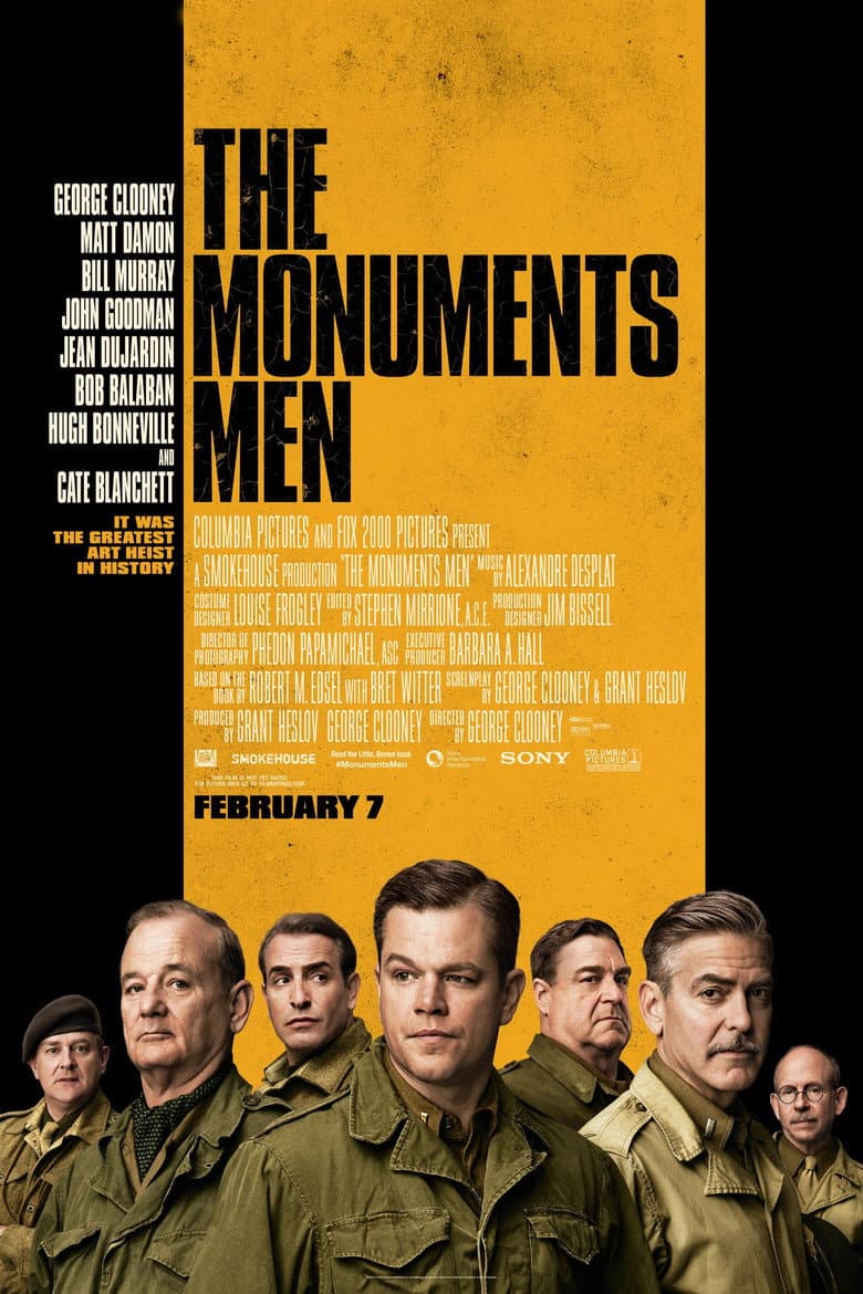 The Monuments Men — posters 2