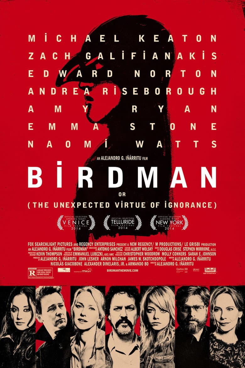 Birdman or (The Unexpected Virtue of Ignorance) — posters 4